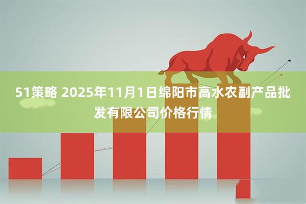 51策略 2025年11月1日绵阳市高水农副产品批发有限公司价格行情