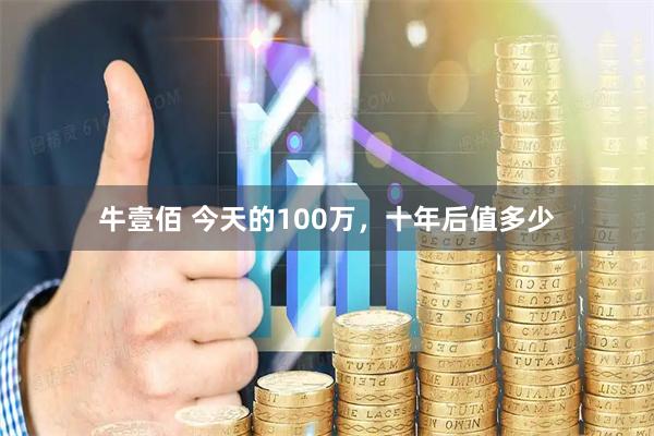 牛壹佰 今天的100万，十年后值多少